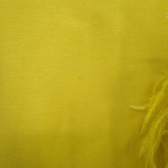 Tuckernuck Women's Citron Feather Jamie Midi Dress sz L Jacquard Yellow NWB - Picture 2 of 6